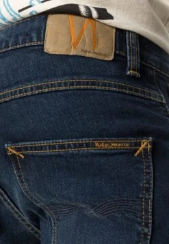 Nudie Jeans Grim Tim - Slim Fit Jeans - Dark Blue Denim -Indicode Men Wear Shop 3196b5d9f9604ec5b3589b0a0fc99291
