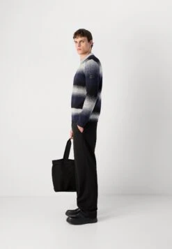 Barbour International VECTOR COLOUR BLOCK CREW NECK JUMPER - Jumper - Black 12 Barbour International VECTOR COLOUR BLOCK CREW NECK JUMPER - Jumper - Black -Indicode Men Wear Shop 32f9720fbeee408bbc2f28e71cde5d2d