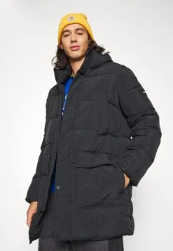 Calvin Klein Crinkle Longlength - Winter Coat - Black -Indicode Men Wear Shop 34a7fbab378f43fa86694840ebe13d41