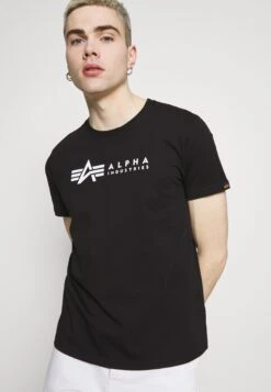 Alpha Industries Label 2 Pack - Print T-Shirt - Black -Indicode Men Wear Shop 34b6074012b9495f90859f61f7a4de06