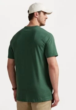 JERSEY CREWNECK T-SHIRT - Basic T-shirt - Washed Forest -Indicode Men Wear Shop 34d25b8c0a314a90852cea300ab7c806