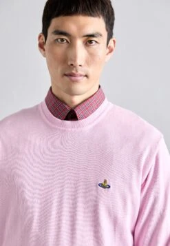 Vivienne Westwood ALEX ROUND NECK - Jumper - Pink -Indicode Men Wear Shop 34daadc16cce4ee4be4bf70d72f3c2a3