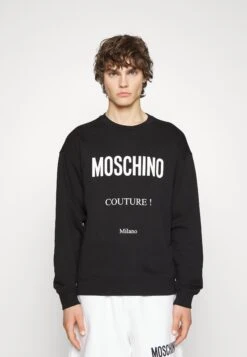 MOSCHINO Sweatshirt - Black -Indicode Men Wear Shop 355b7948c1d3427eb5d54a11c216a07c