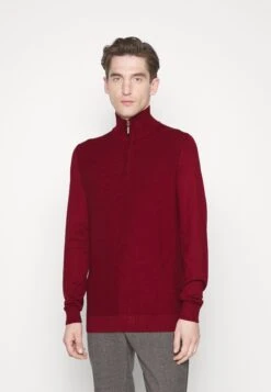 Tom Tailor Structured Troyer - Jumper - Ivy Red
