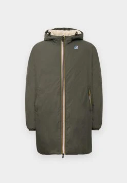 K-Way LE VRAI EIFFEL EAST UNISEX - Winter Coat - Green Blackish -Indicode Men Wear Shop 36dddec601324682be92aa9bd2afd4c4