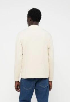 Selected Homme SLHRELAXPOUL MOCK NECK TEE - Long Sleeved Top - Angora -Indicode Men Wear Shop 375387863e114bf287142b63fc400fb7