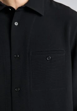 Filippa K BLAKE OVERSHIRT - Light Jacket - Black -Indicode Men Wear Shop 3905816b61fa408492fb2abeffe2f1c1