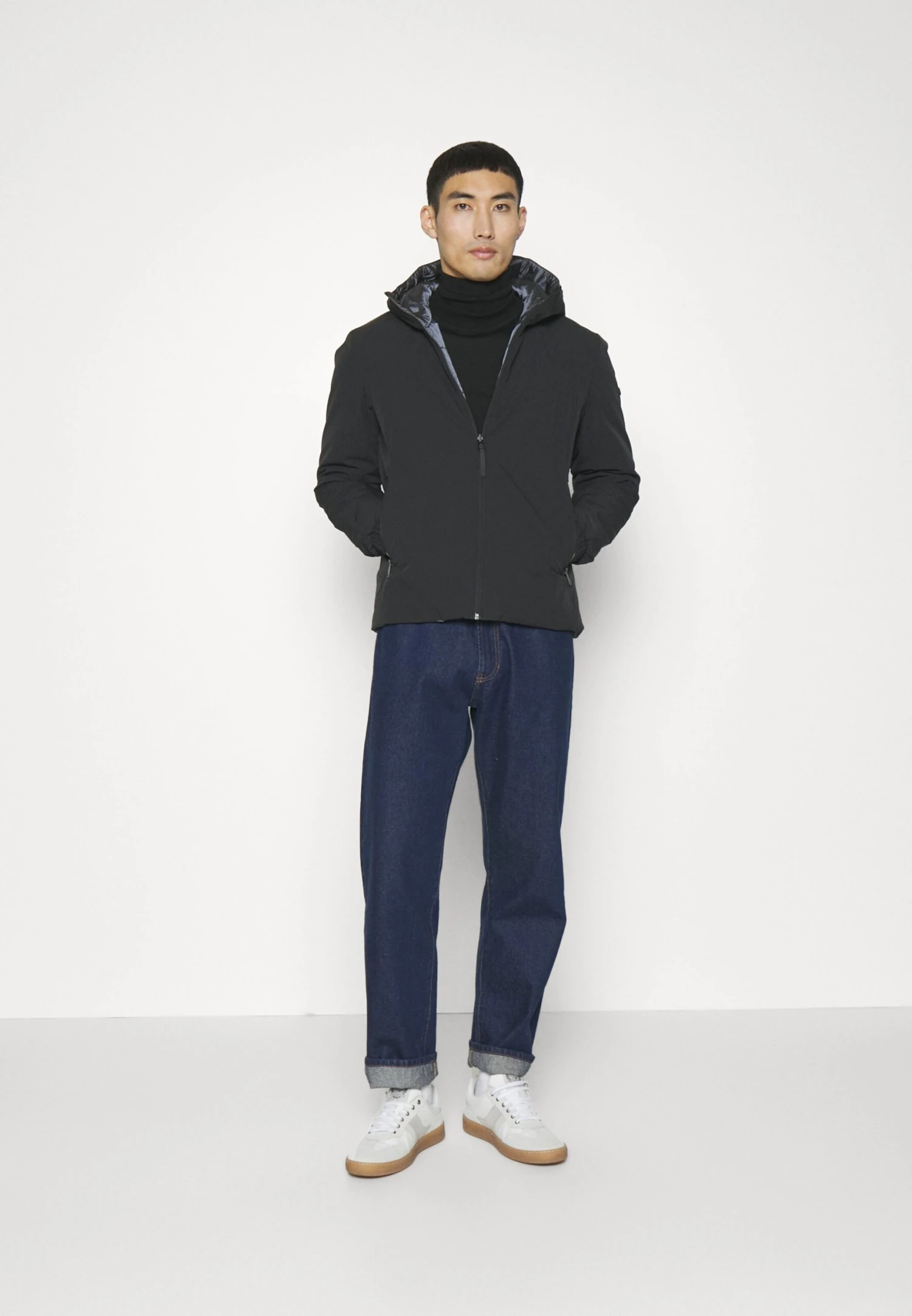 Hackett London Interstellar - Winter Jacket - Black/Grey 2 Hackett London Interstellar - Winter Jacket - Black/Grey - Image 2