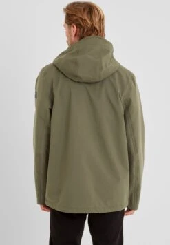 FLYNN - Waterproof Jacket - Moss Green -Indicode Men Wear Shop 3958ad5e24344c1e838c10b3392af613