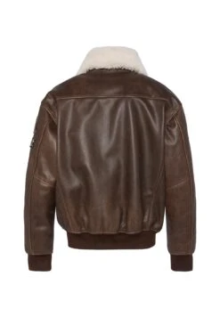 Schott AVIATOR - Bomber Jacket - Brown -Indicode Men Wear Shop 39b228b98494421698d3ee5df13044b5