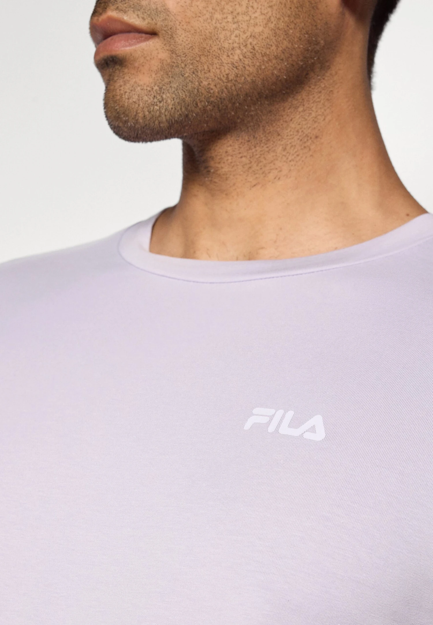 Fila LOGO SMALL - Basic T-shirt - Lavender Grey 6 Fila LOGO SMALL - Basic T-shirt - Lavender Grey - Image 6