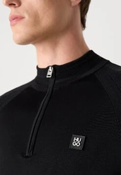 Hugo SAYFORD - Jumper - Black -Indicode Men Wear Shop 3a4d0c0ac59c4450b4c81201f24001c7