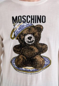 MOSCHINO Jumper - Multi White -Indicode Men Wear Shop 3a68d6323fc04cb78270445b94812f47