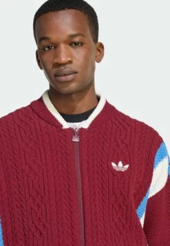 Adidas Originals WICONS - Cardigan - Shadow Red Off White Ash Blue -Indicode Men Wear Shop 3c6bd8925ea04459abecdfb3b960e052