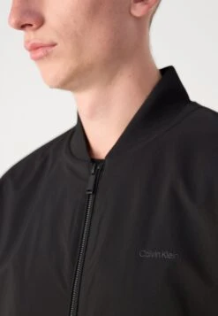 Calvin Klein MATTE JACKET - Bomber Jacket - Black -Indicode Men Wear Shop 3d62ca43f4ea430aaa7fcd79995f50d0