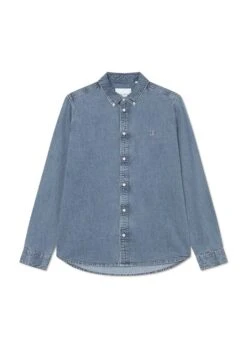 Les Deux KONRAD - Shirt - Light Indigo Wash -Indicode Men Wear Shop 3d743117c9ac496ca35c606165f85072