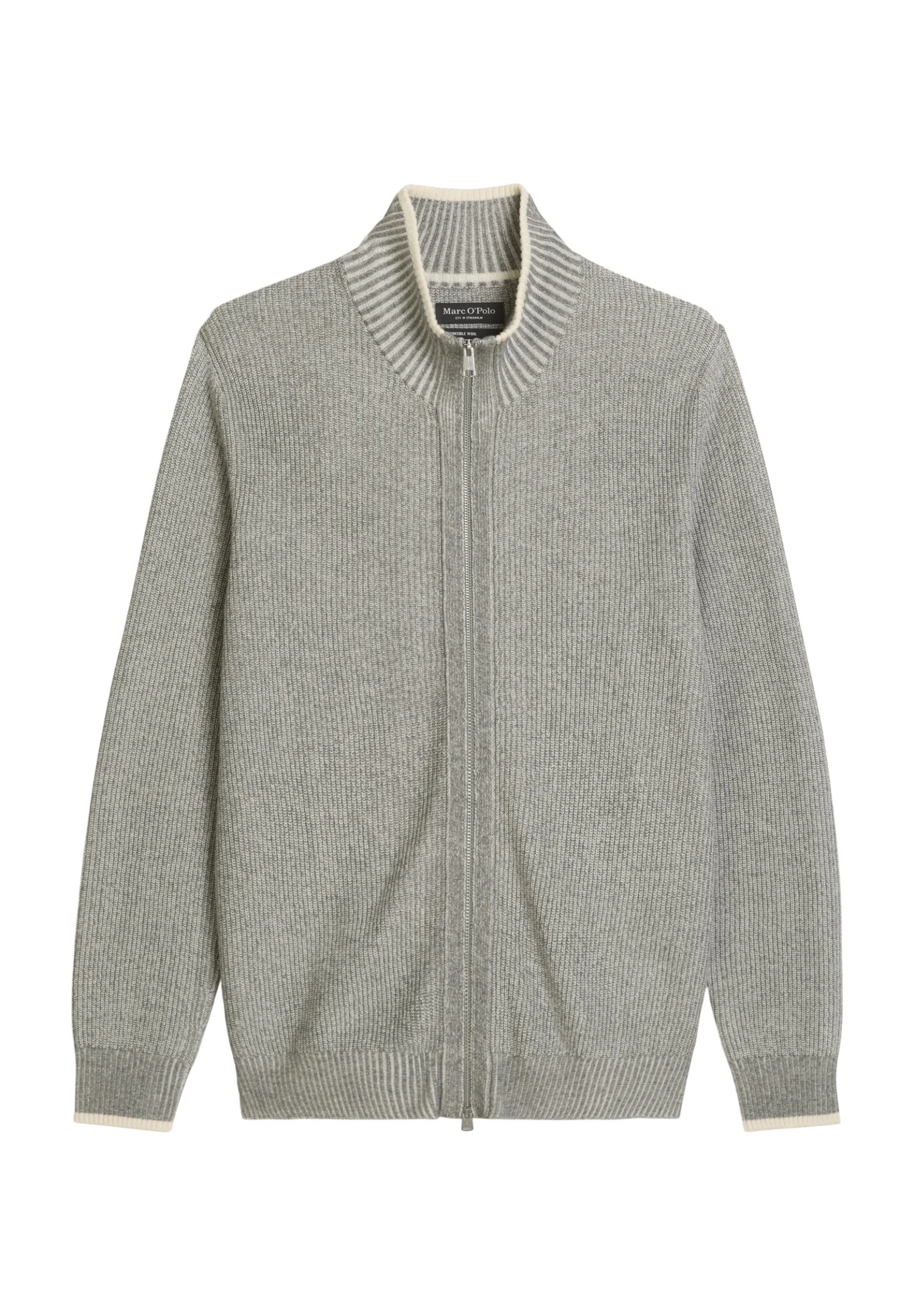 Marc O'Polo STRUCTURED WITH TIPPING - Cardigan - Trainer Jacket Structured Bi Color With Tipping 6 Marc O'Polo STRUCTURED WITH TIPPING - Cardigan - Trainer Jacket Structured Bi Color With Tipping - Image 6