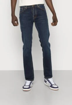 Nudie Jeans Grim Tim - Slim Fit Jeans - Dark Blue Denim