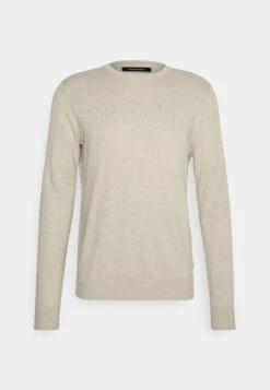 Jack & Jones JJEEMIL CREW NECK - Jumper - Off-white -Indicode Men Wear Shop 3efb40fab35c40a5a1d7e0ff41d8af5e