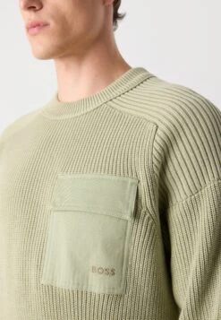 Boss KALAMARO - Jumper - Open Green -Indicode Men Wear Shop 3f225cd7f2cc43739841e47620d590ae