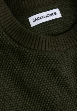 Jack & Jones EGLOBE CREW NECK - Jumper - Duffel Bag -Indicode Men Wear Shop 4103c6c32f9243f18ef6ead3433ec291