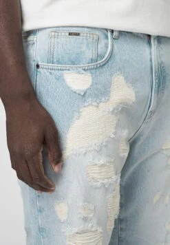 Full Destroyed - Relaxed Fit Jeans - Desert Blue -Indicode Men Wear Shop 417f03aa85f74cf789e47f1adf423a63