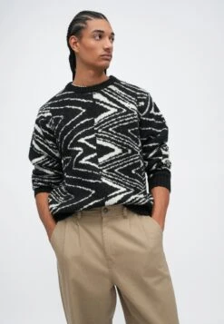 Volcom ZAGNER SWEATER - Jumper - Black -Indicode Men Wear Shop 42481804404b4dfba747d1a9c81948d5