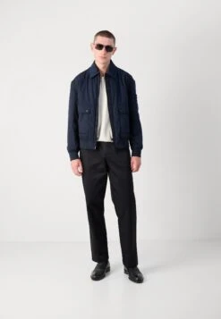 Boss OKING - Bomber Jacket - Dark Blue -Indicode Men Wear Shop 464cb6a19ba04f59b24ab564f76070d6