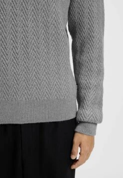 Boss Jumper - Grey Silver-coloured -Indicode Men Wear Shop 474010079bb74fdbb6e4f82b52cd9743