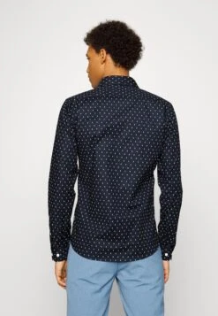 Lindbergh Oxford Superflex Shirt- Shirt - Navy -Indicode Men Wear Shop 47c4990da3984ab29ba1e2f0c857a789