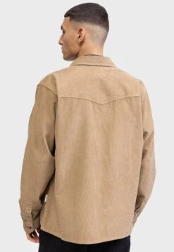 Redefined Rebel MICCO - Shirt - Petrified Oak -Indicode Men Wear Shop 4803ed97137743728681bacadffba308