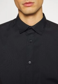 Jack & Jones Jjjoe Shirt Plain - Formal Shirt - Black -Indicode Men Wear Shop 488687d09039452fa475451056fc469c