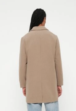 Jack & Jones JJEHARRIS COAT - Classic Coat - Greige -Indicode Men Wear Shop 4891ad510a1948f6bc5cae321e3ad9be