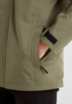 FLYNN - Waterproof Jacket - Moss Green -Indicode Men Wear Shop 49d8ec561acb4f82b2eed34fda150695