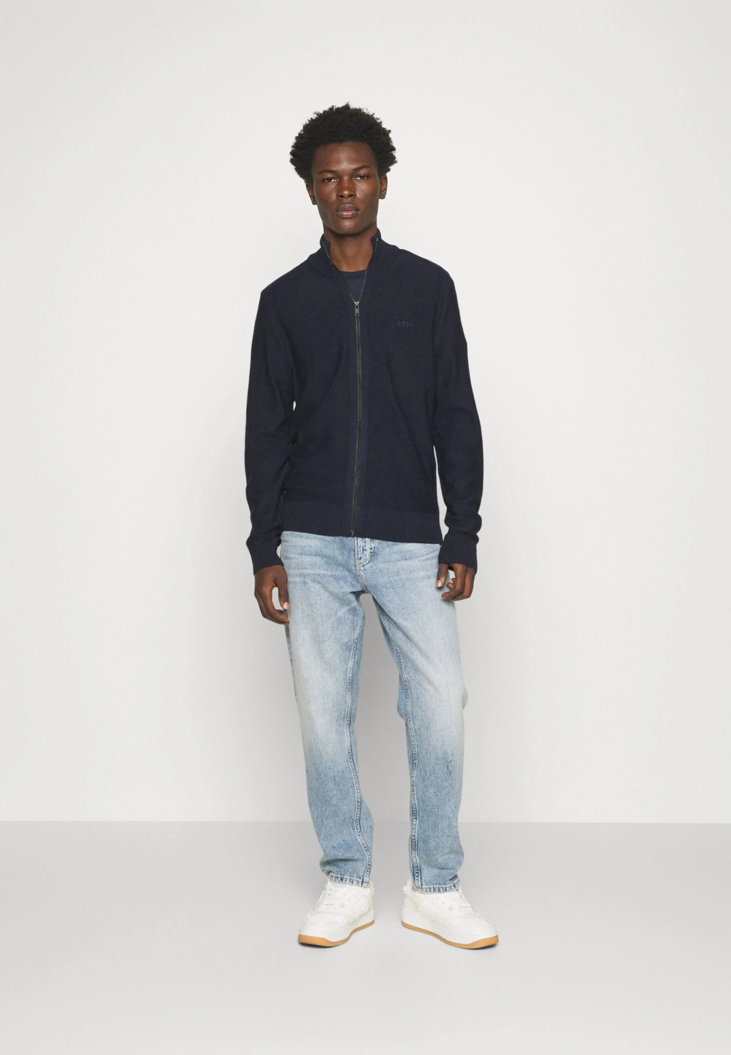 Boss AVAC - Cardigan - Dark Blue 5 Boss AVAC - Cardigan - Dark Blue - Image 5