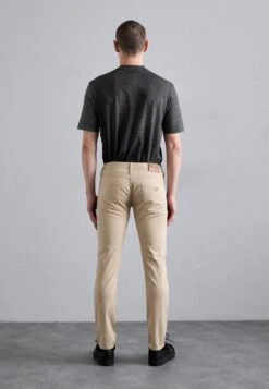 Emporio Armani 5 POCKETS PANT - Slim Fit Jeans - Beige -Indicode Men Wear Shop 4b3f3705e8f846c6a98f15b6a93ffc54