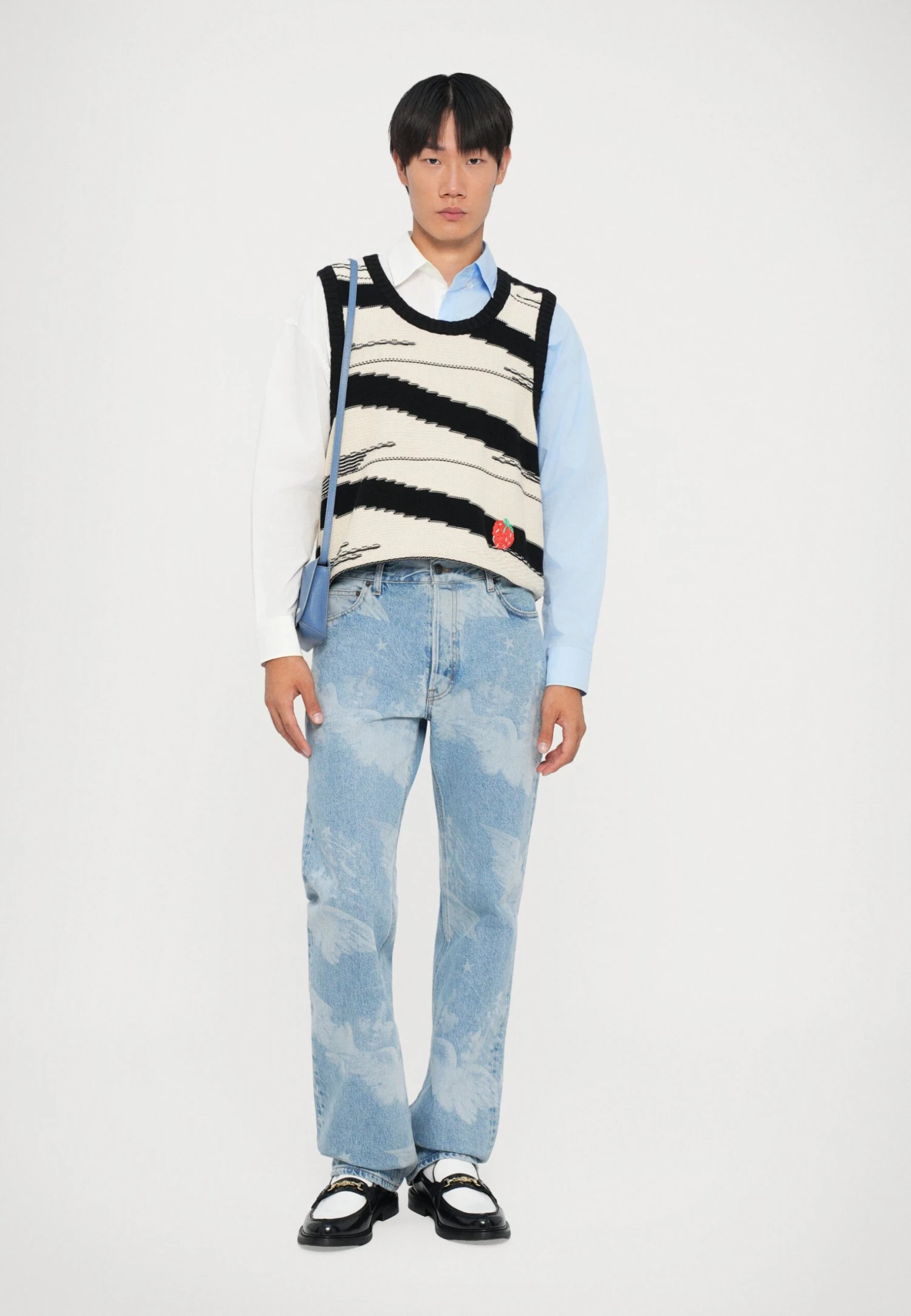 FIORUCCI UNISEX - Straight Leg Jeans - Medium Blue 1 FIORUCCI UNISEX - Straight Leg Jeans - Medium Blue