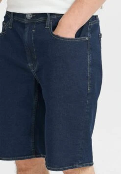Blend BHTWISTER DENIM SLIM/ REGULAR FIT - Denim Shorts - Denim Dark Blue -Indicode Men Wear Shop 4de5915859034e168ffae300193b914e