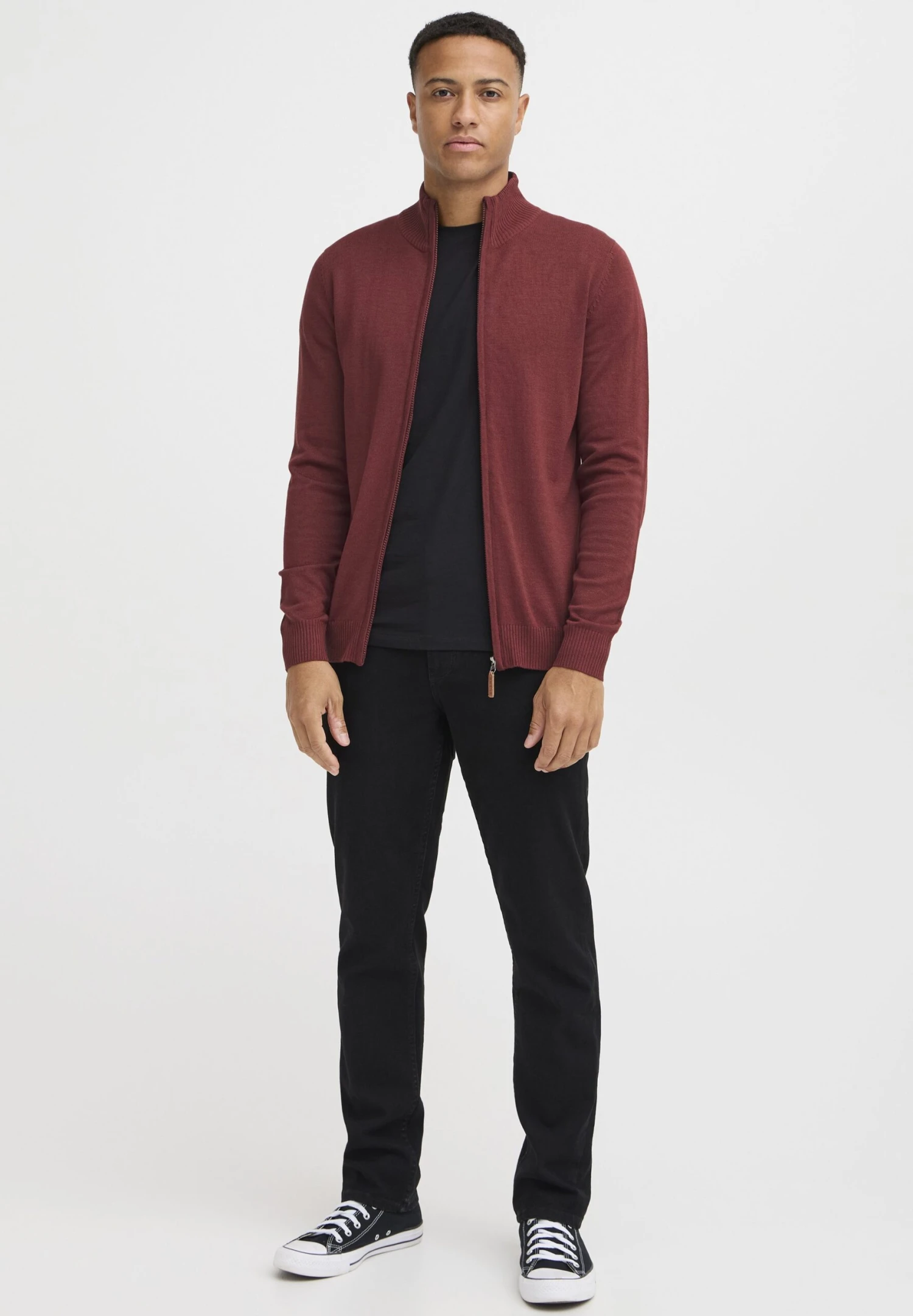 Blend BHNORMAN - Cardigan - Red 2 Blend BHNORMAN - Cardigan - Red - Image 2