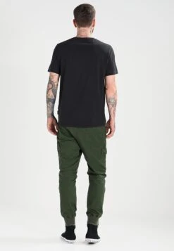 Pier One Cargo Trousers - Dark Green -Indicode Men Wear Shop 4eaeb49137e742b6aaabba65e80c29c8