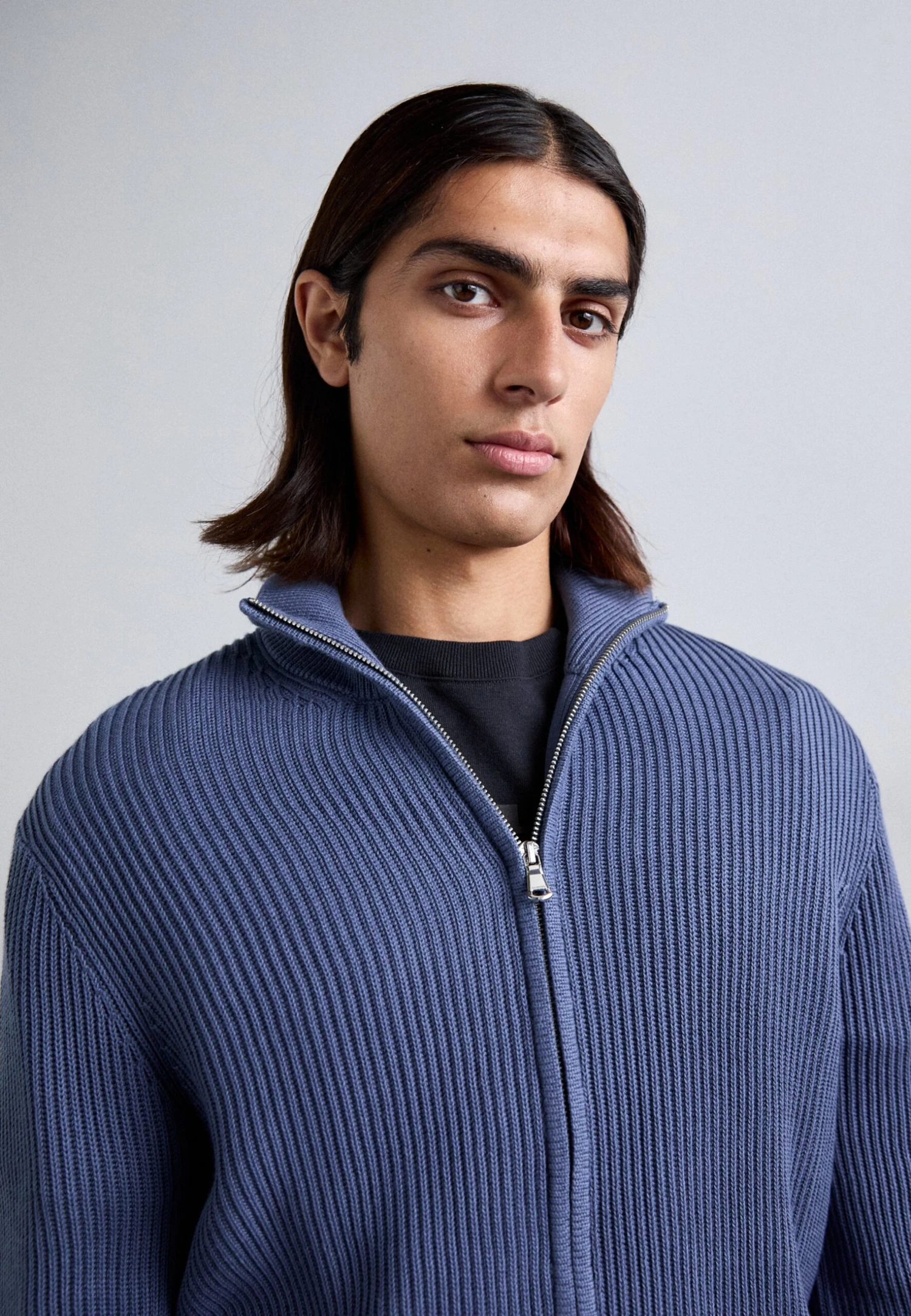 J.Lindeberg ALEXIS FULL ZIP CARDIGAN - Cardigan - Vintage Indigo 4 J.Lindeberg ALEXIS FULL ZIP CARDIGAN - Cardigan - Vintage Indigo - Image 4