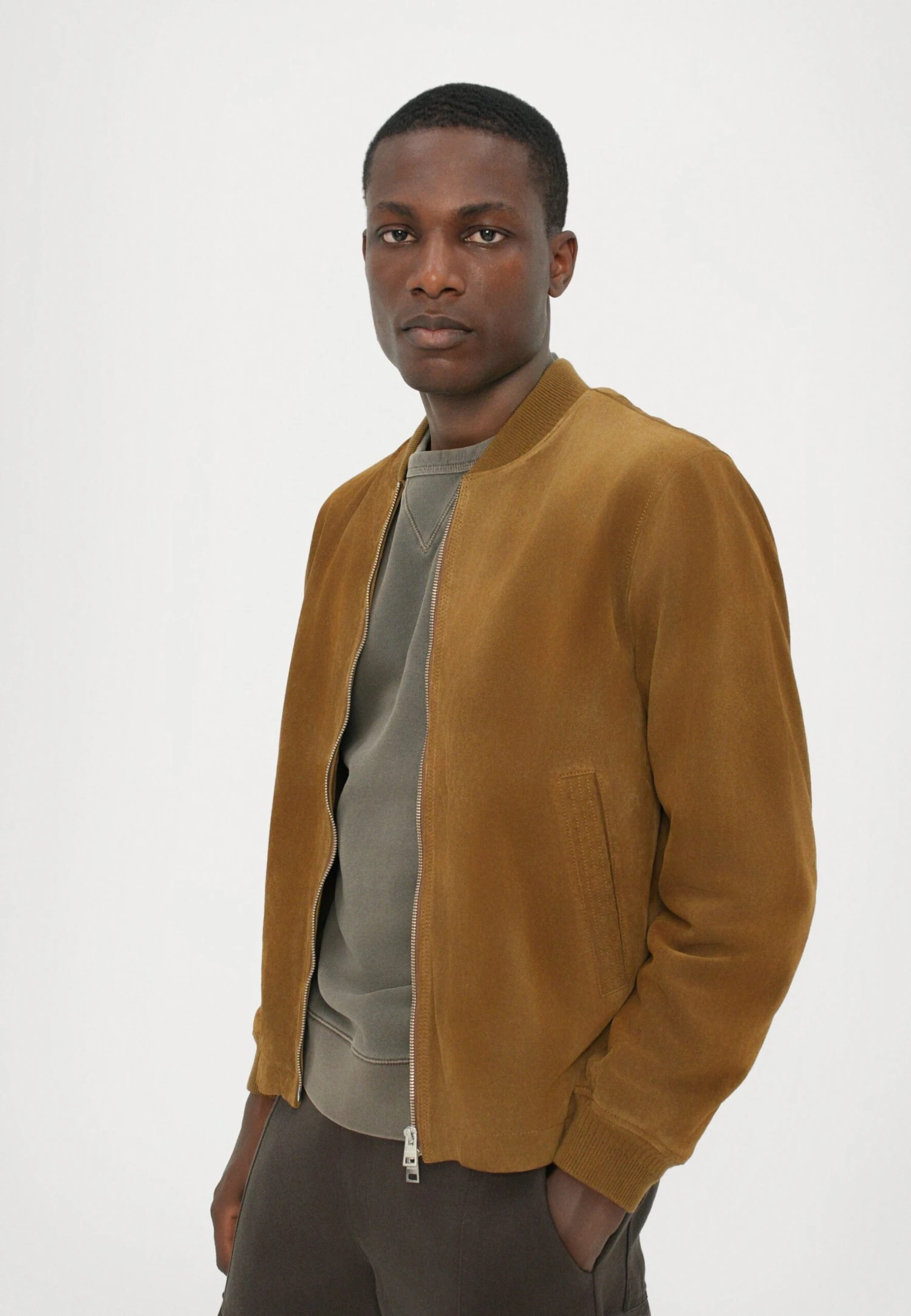 CLOSED Leather Jacket - Light Mocha Brown 5 CLOSED Leather Jacket - Light Mocha Brown - Image 5