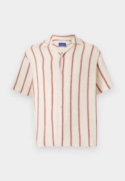 Jack & Jones JORCOBA STRIPE RESORT - Shirt - Ocean Cavern -Indicode Men Wear Shop 50a2a1aec2274dd8877ed9a63efb7479