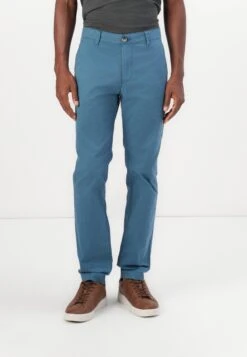 Tom Tailor REGULAR WASHED - Chinos - Real Teal Blue