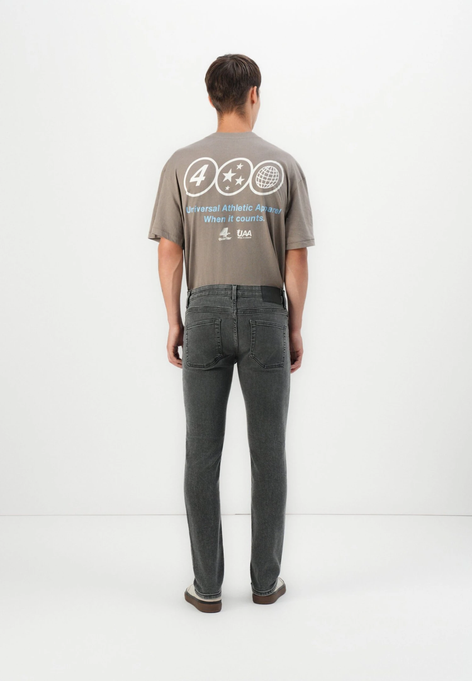 Only & Sons ONSLOOM - Slim Fit Jeans - Dark Grey Denim 3 Only & Sons ONSLOOM - Slim Fit Jeans - Dark Grey Denim - Image 3