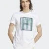 Adidas Sportswear Tiro Box Graphic- Print T-Shirt - White