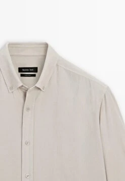 Massimo Dutti REGULAR FIT NEEDLECORD - Shirt - Sand 20 Massimo Dutti REGULAR FIT NEEDLECORD - Shirt - Sand -Indicode Men Wear Shop 52d2f1c7b2db4a1f8fc40d5741b33b28