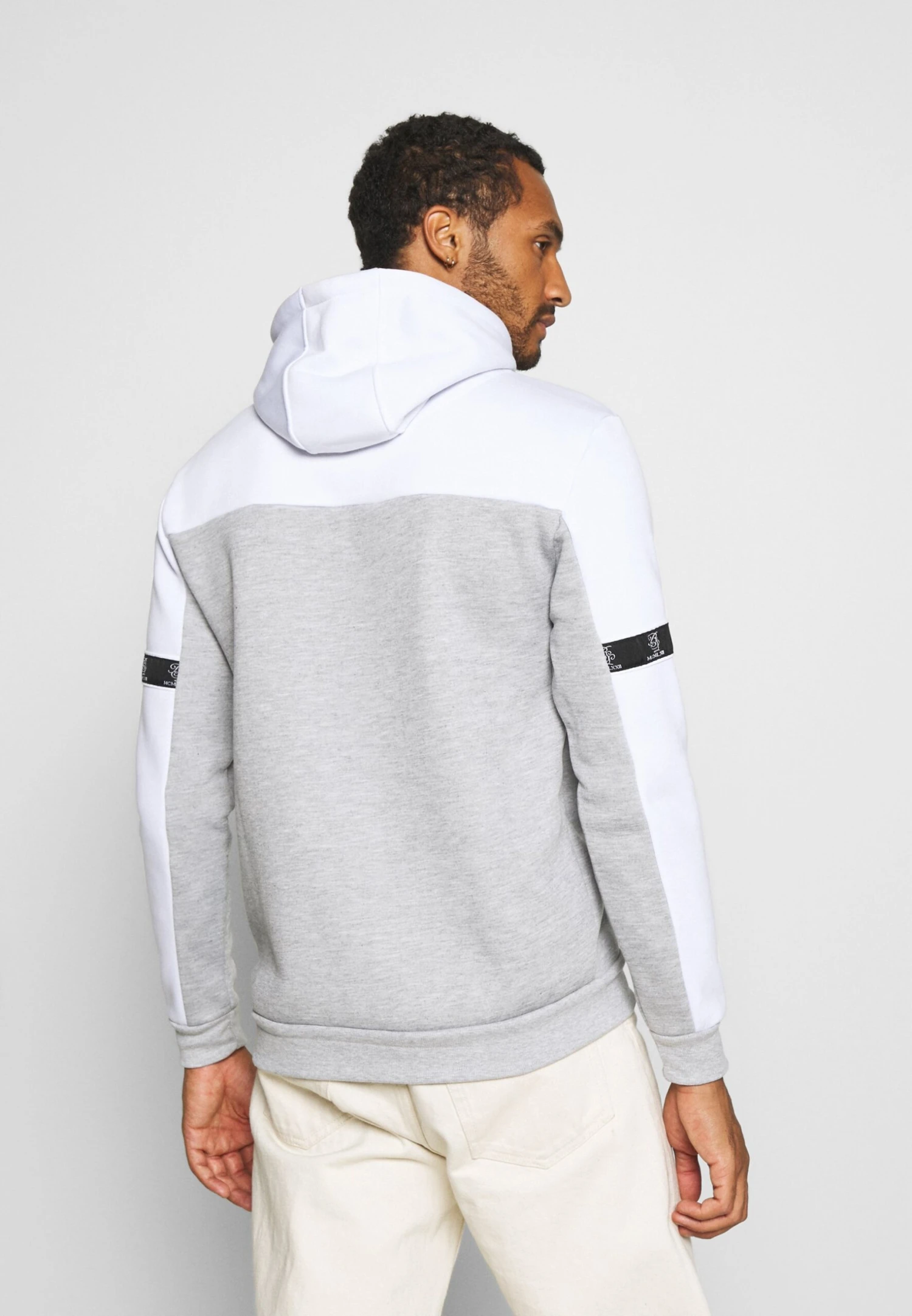 BRAVE SOUL Fulham - Hoodie - Optic White /Grey Marl / Jet Black 3 BRAVE SOUL Fulham - Hoodie - Optic White /Grey Marl / Jet Black - Image 3