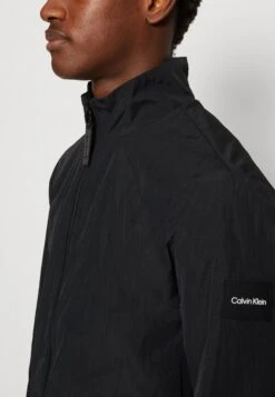 Calvin Klein Crinkle Blouson - Summer Jacket - Black -Indicode Men Wear Shop 55c27763c9234ea591760ae92108897d