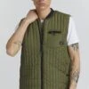 PRARNE - Waistcoat - Loden Green